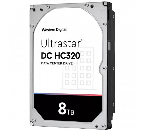 WD 0B36400 Ultrastar DC HC320 8TB 7200RPM SAS 12Gbps 256MB Cache (SE / 512e) 3.5-Inch Internal HDD